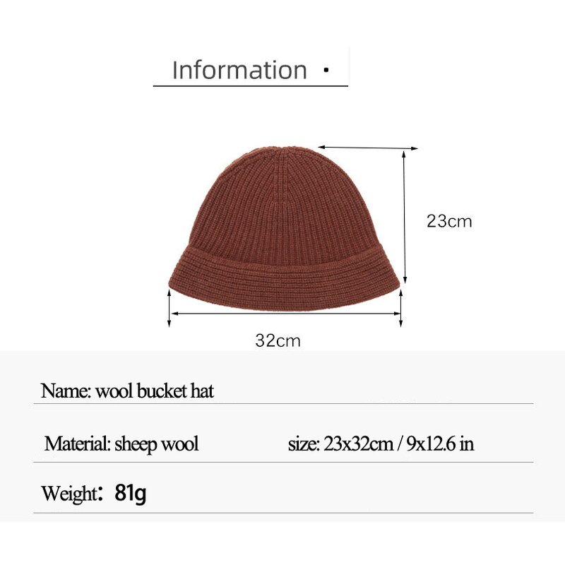 Wool Bucket Hat Manufacturer - Wholesale High Quality Winter Warm for Women