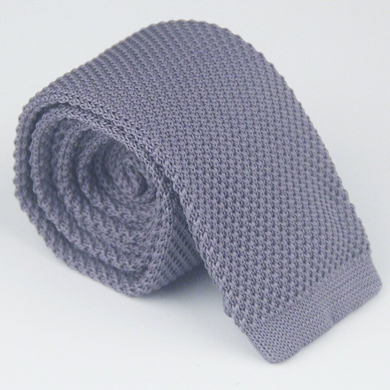 Knitted Neck Tie Manufacturer - Fashion Polyester Plain for Men