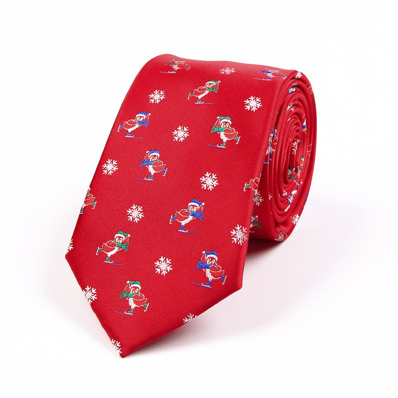 Christmas Necktie Manufacturer - Wholesale 100% Polyester Jacquard
