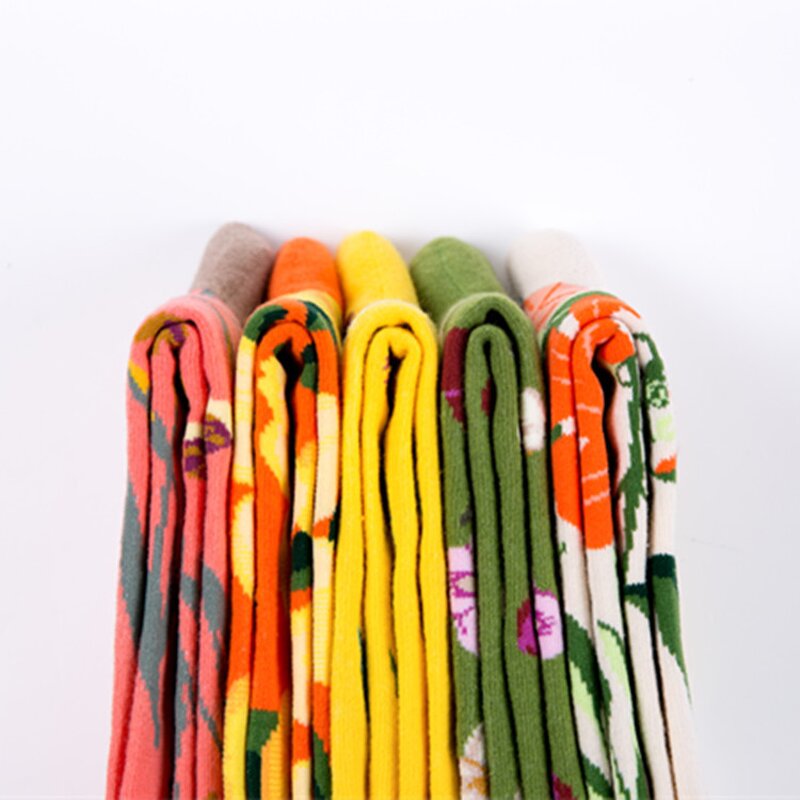 Socks Manufacturer - Custom Logo Cotton Novelty Fancy Tube Crew Happy Dress