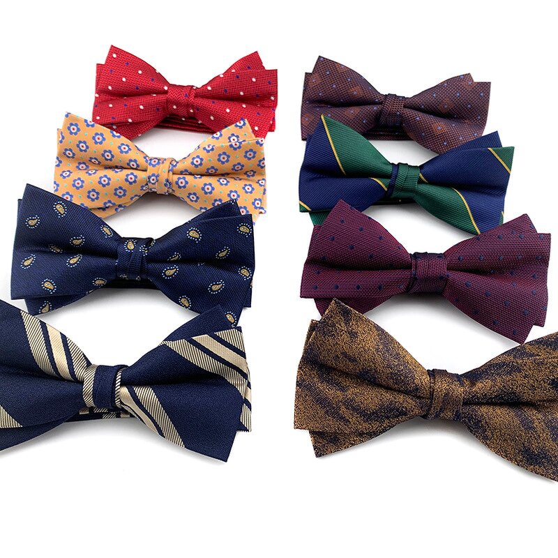 Boys Bow Ties Manufacturer - Wholesale Woven Jacquard Striped Color