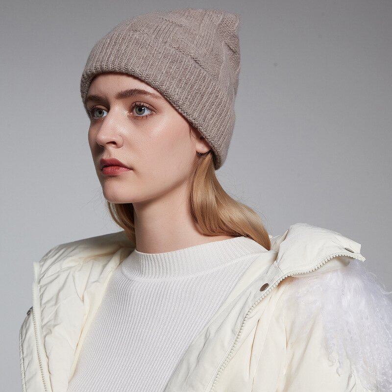 Winter Hat Manufacturer - Custom Thick Warm Wool Beanie for Men Women