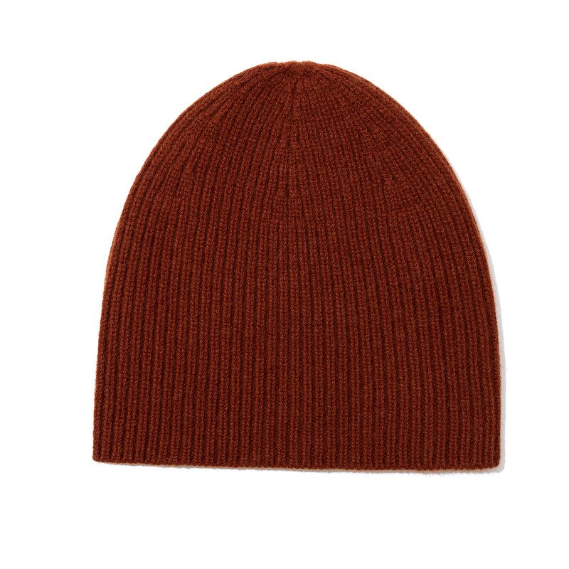Winter Hat Manufacturer - Wholesale Men Solid Color 100% Wool Knitted