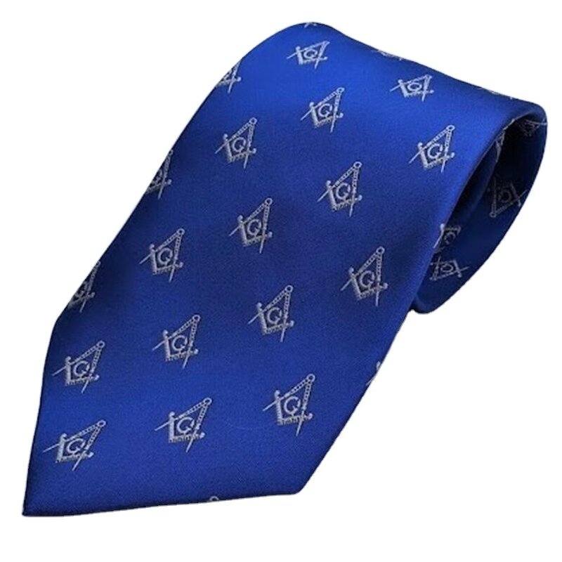 Neck Tie Manufacturer - Famous Brand Masonic Print Custom Logo for Men