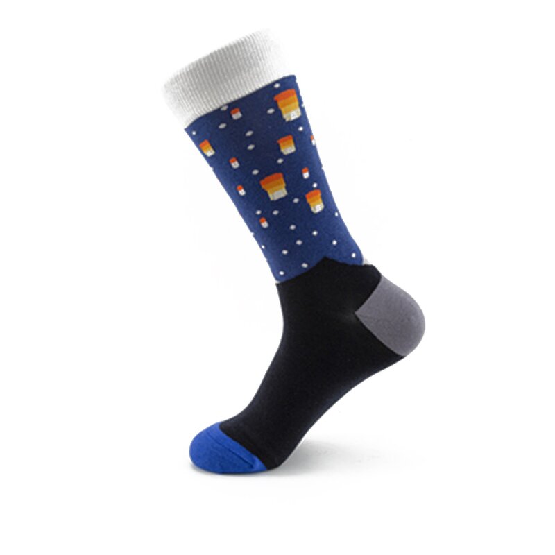 Socks Manufacturer - Unisex Novelty Custom Logo Packaging Different Kinds Colorful
