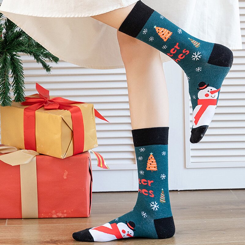 Christmas Socks Manufacturer - Wholesale Snowman Santa Cartoon Unisex