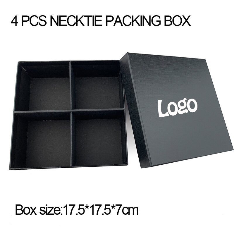 Ties and Set Manufacturer - Custom With Pocket Squares Cufflink Tie Clip Gift Box