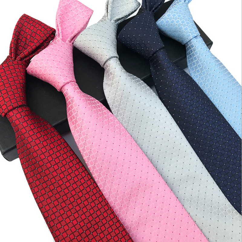 Neck Ties Manufacturer - Classic Stripe Polyester Jacquard for Men