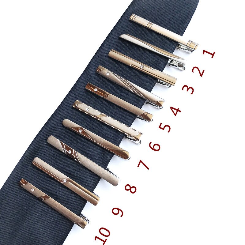 Tie Clip Set Manufacturer - Custom Pince Cravate Casual with Gift Box for Men