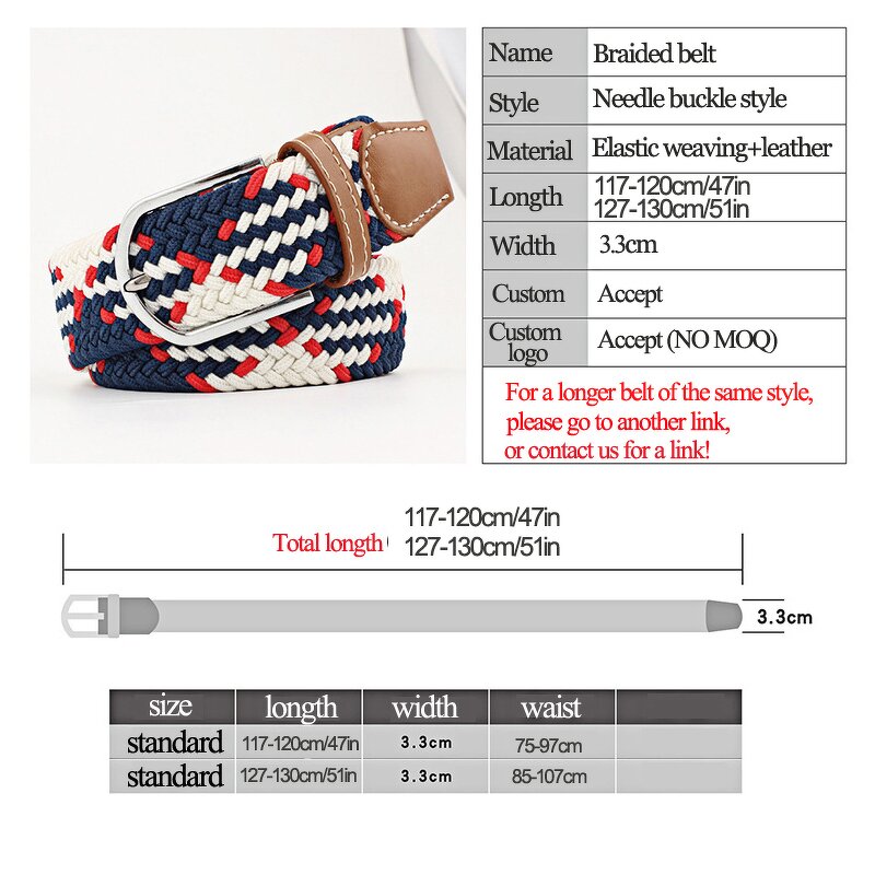 Elastic Belt Manufacturer - Custom Wholesale Knit Web Weave Woven Adjustable Unisex