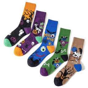 Socks Manufacturer - Wholesale High Quality Colorful Cotton Halloween Funny for Men