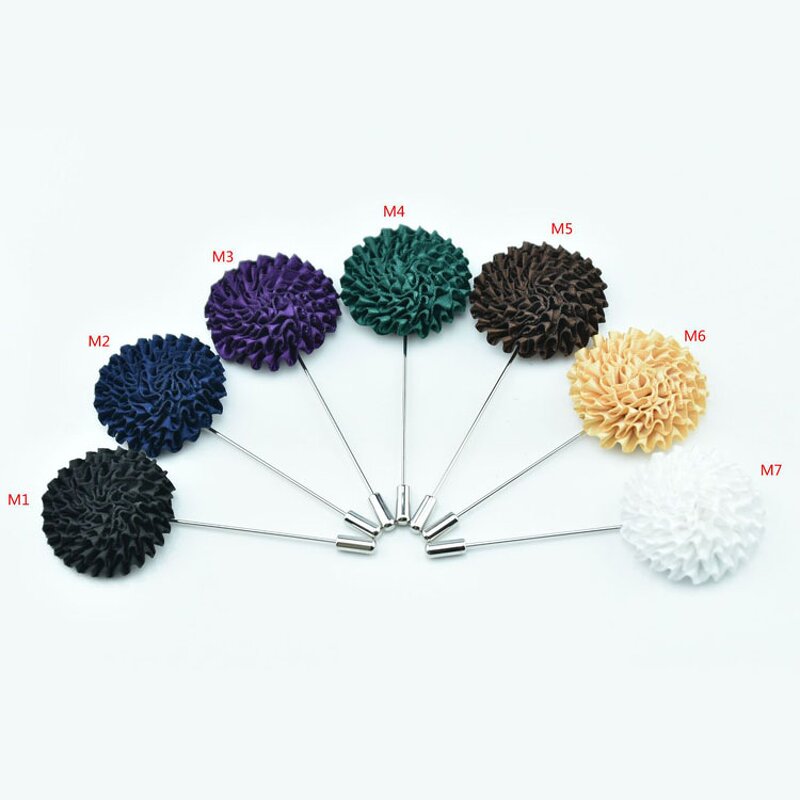 Lapel Pin Manufacturer - Designer Flower Brooch Luxury Groomsman Corsage Custom