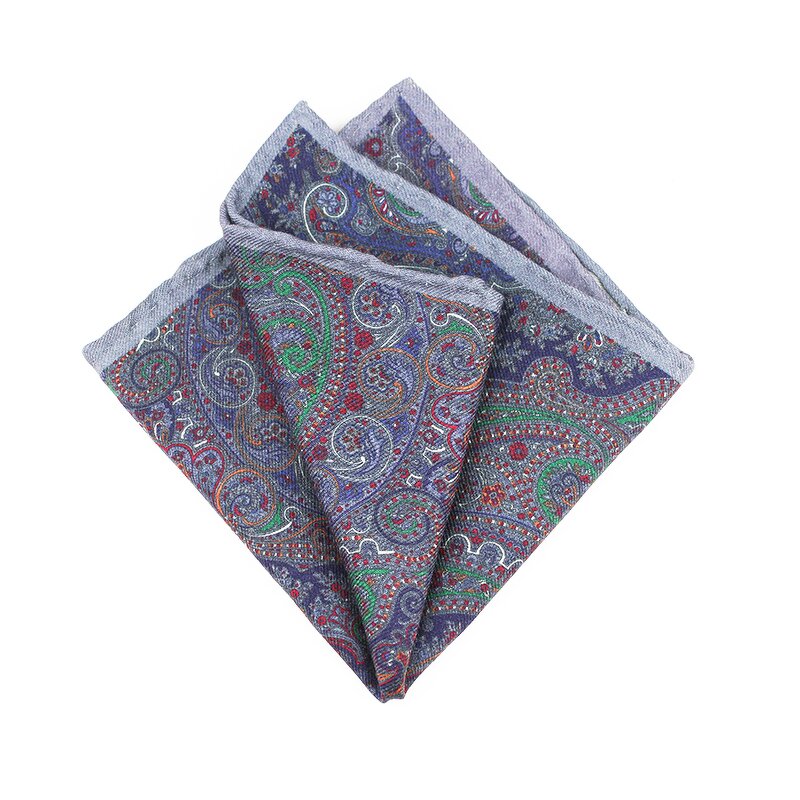 Pocket Square Manufacturer - Custom Wool Wedding Printing for Men
