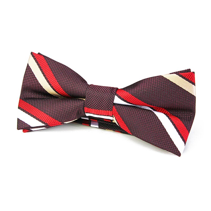 Bow Tie Set Manufacturer - Wholesale Leisure Boys Banquet Striped Self Tie
