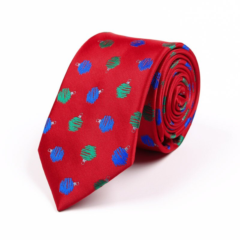 Christmas Necktie Manufacturer - Wholesale 100% Polyester Jacquard