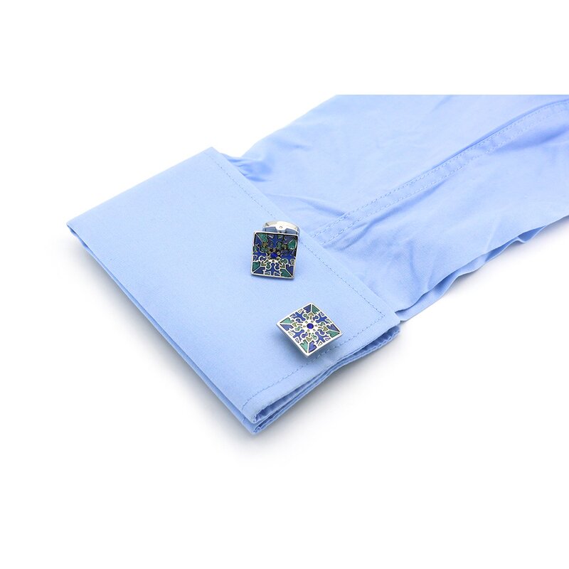 Cufflinks Manufacturer - Fashion French Metal Brass Enamel Business for Men