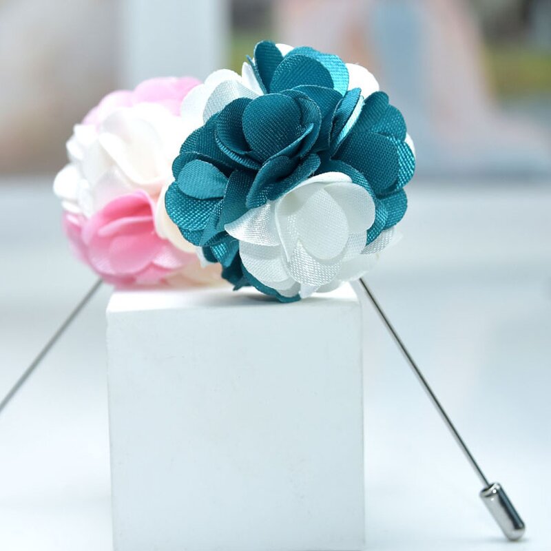 Brooches Manufacturer - Fashionable Hijab Pins Customize Wedding Corsage Flower