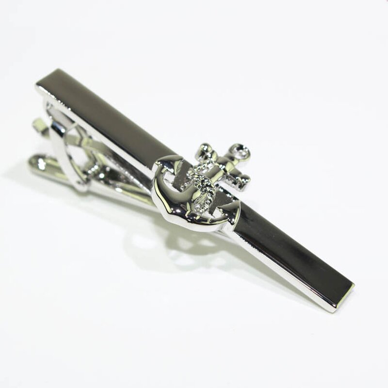 Tie Clips Manufacturer - Metal High Quality Silver Custom Printed Logo