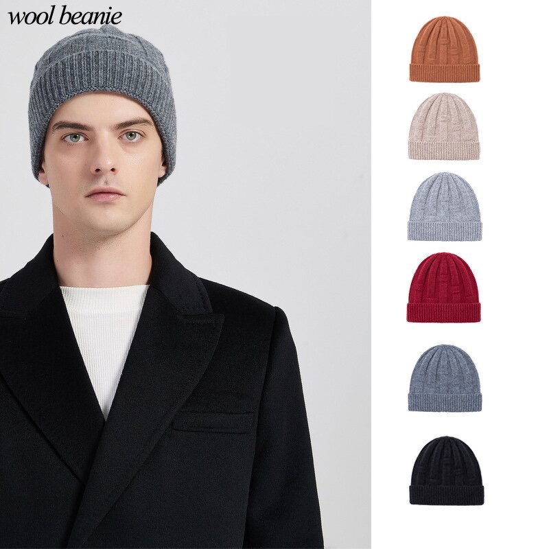 Winter Hat Manufacturer - Custom Thick Warm Wool Beanie for Men Women