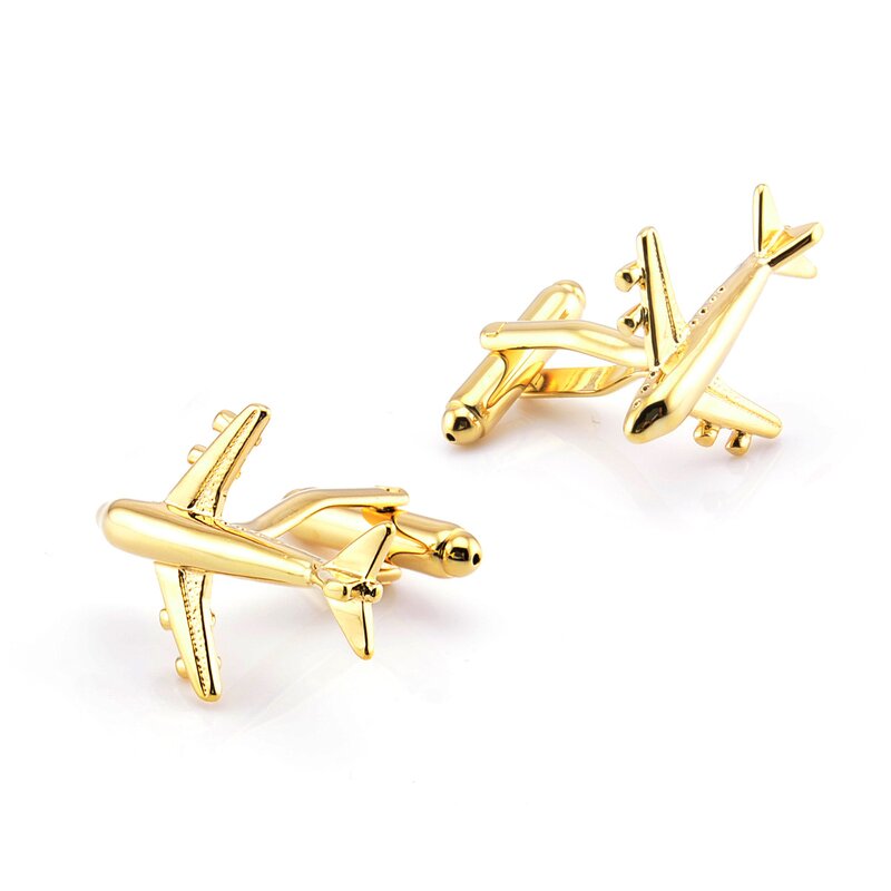 Cuff Link Set Manufacturer - Custom Golden with Logo Button for Gift Occasions