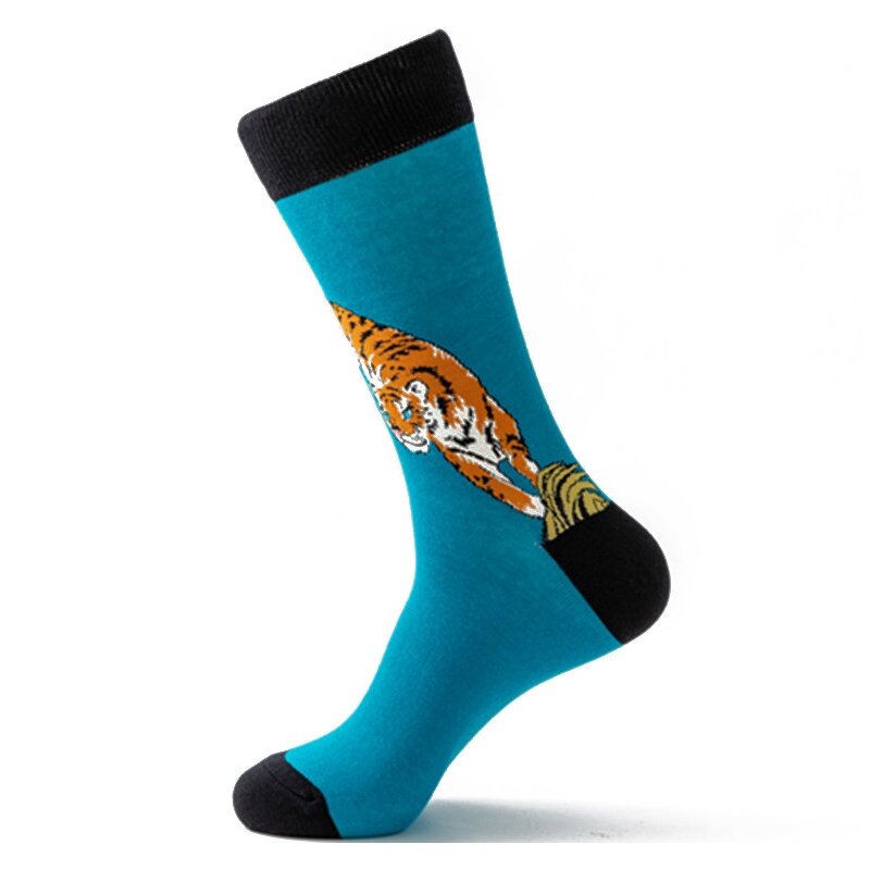 Socks Manufacturer - High Quality Comfortable Custom Logo Cotton Funny Jacquard