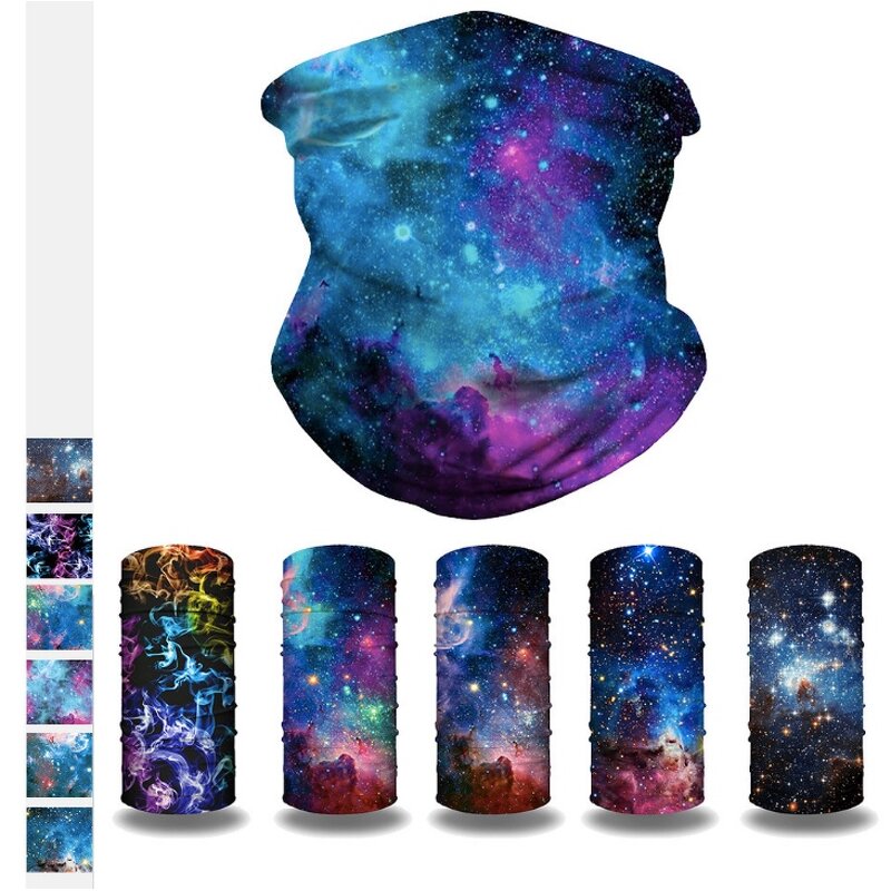 Magic Scarf Manufacturer - Fashion Multifunctional Seamless Printed Star Cycling Neck Gaiter