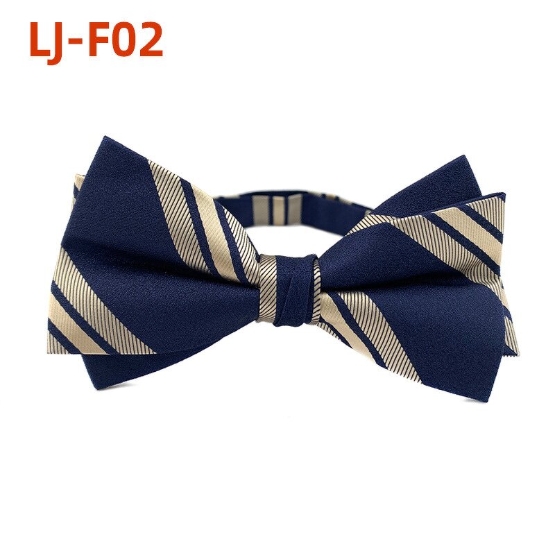 Boys Bow Ties Manufacturer - Wholesale Woven Jacquard Striped Color