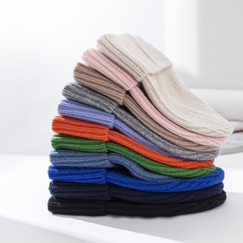Winter Hat Manufacturer - Wholesale Autumn Winter 100% Wool Knitted Beanies