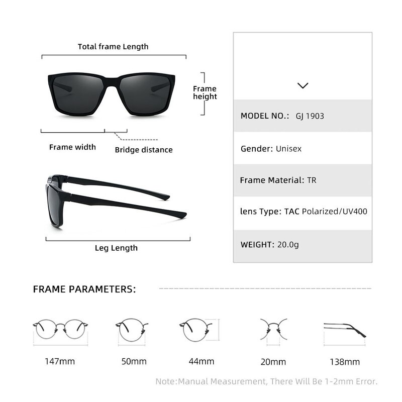 Sunglasses Manufacturer - Custom Men Polarized Fashion