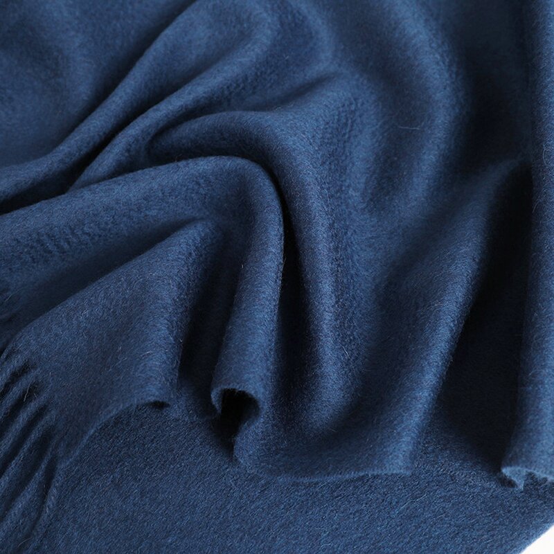 Winter Shawl Manufacturer - Wholesale Large Size Soft Custom Logo 100% Wool