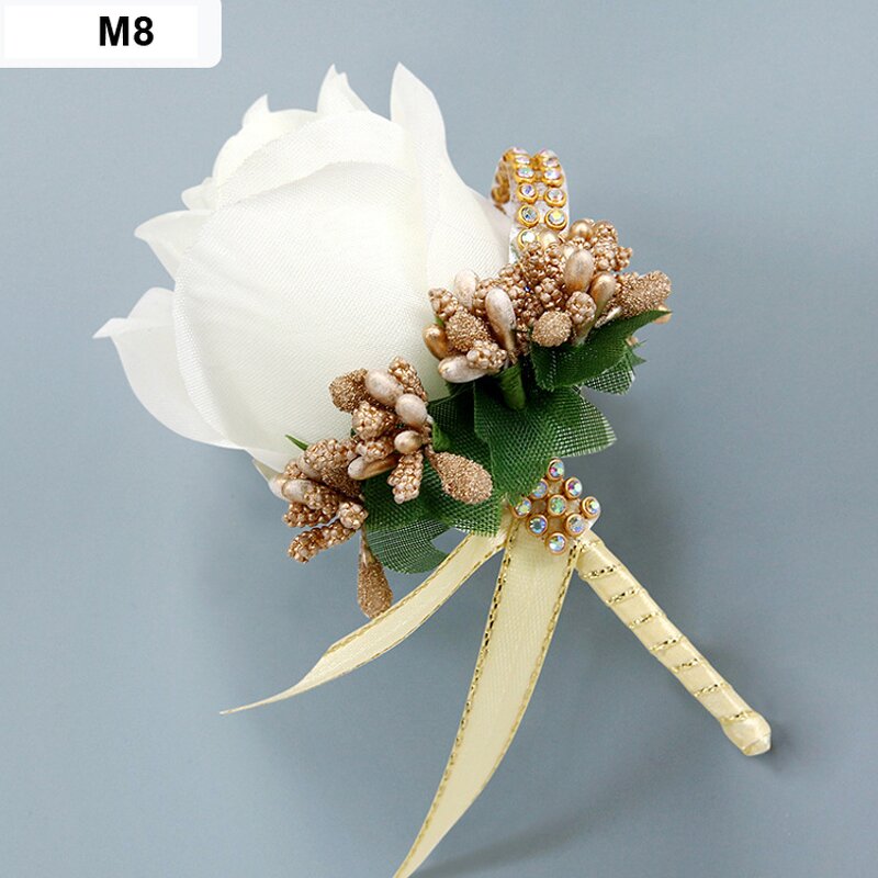 Brooches and Pins Manufacturer - Designer Fashionable Wedding Boutonniere Custom Logo