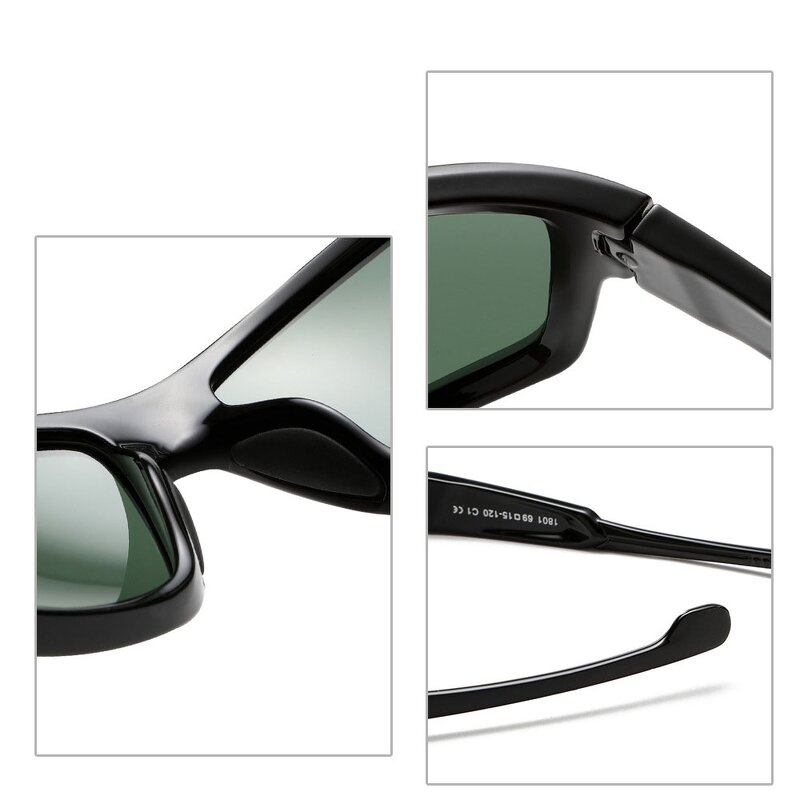 Sunglasses Manufacturer - Mens Sports Polarized TR90 Driving Mirror UV Protection