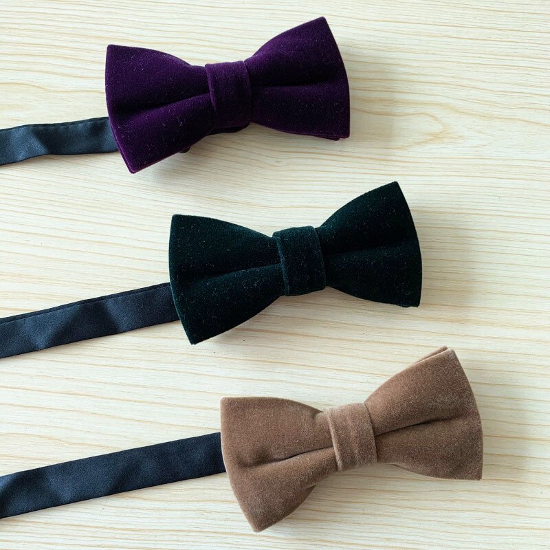 Bow Tie Manufacturer - Hot Sale Classical Black Velvet for Men