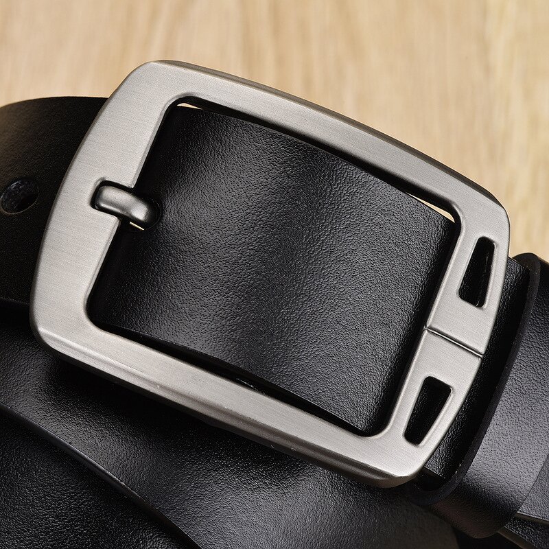 Belt Manufacturer - Wholesale Casual Adjustable Alloy Buckle Genuine Leather for Men