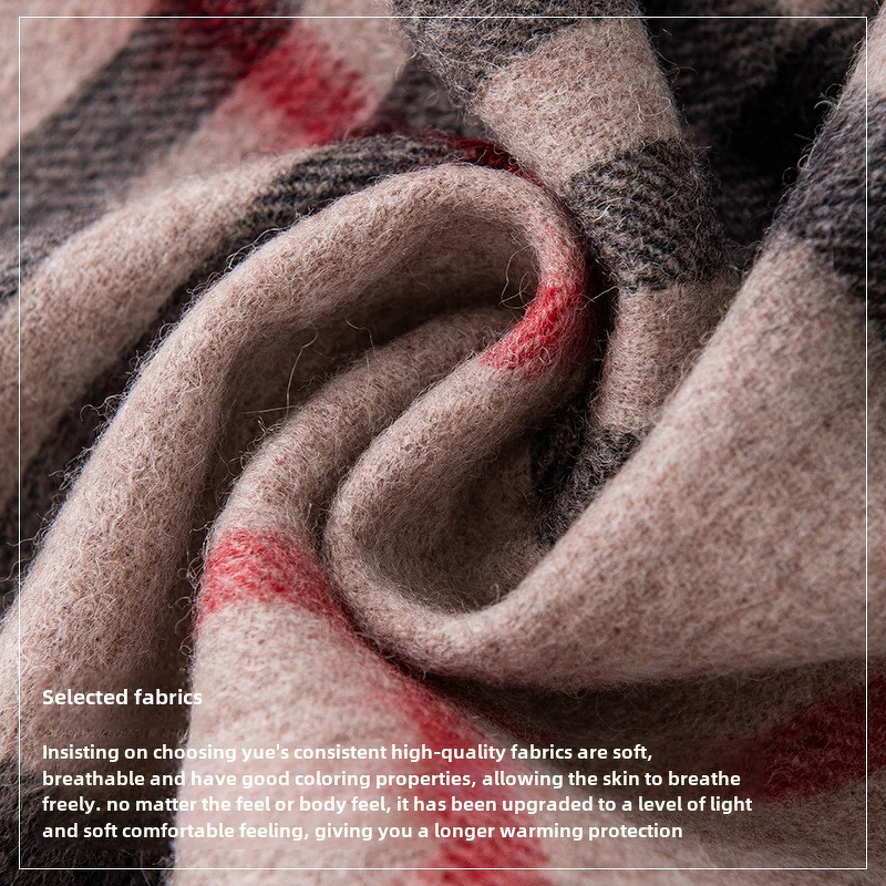 Winter Shawl Manufacturer - 100% Wool Plaid Pashmina Striped Checkered