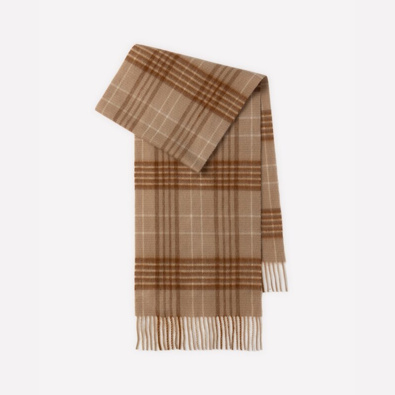 Winter Scarf Manufacturer - Long Warm Fashion 100% Wool Jacquard for Men