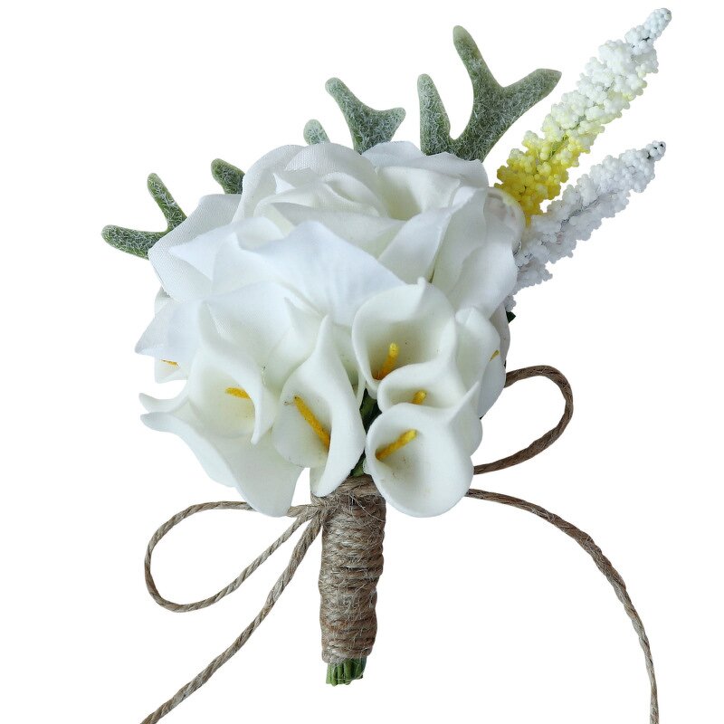 Brooches Manufacturer - Designer Flower Wrist Corsage Fashionable Groom Boutonniere