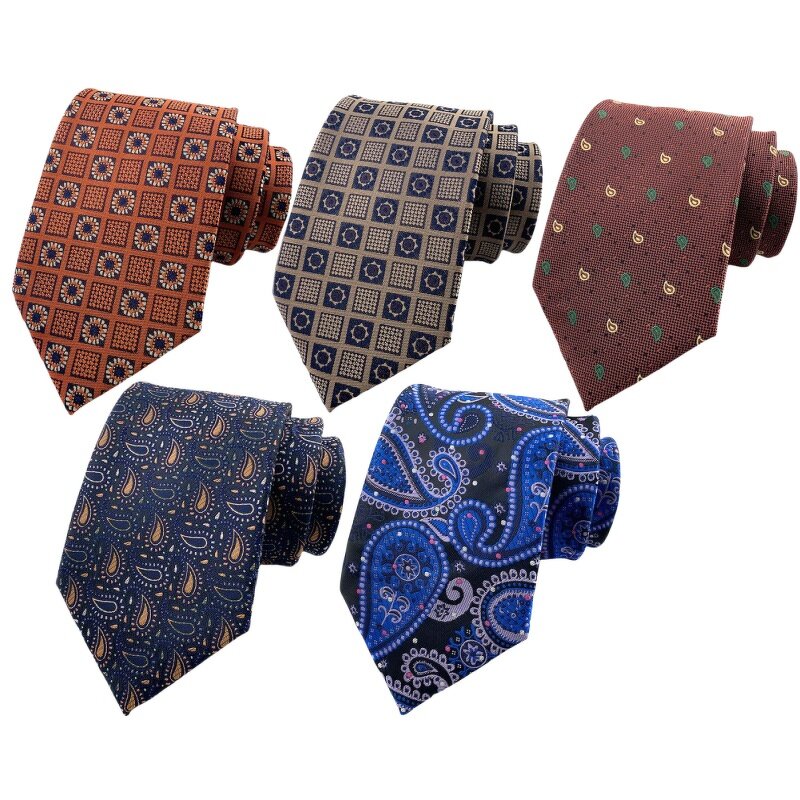 Neck Ties Manufacturer - Fashion Striped Polyester Jacquard for Men