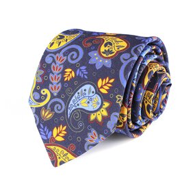 Cotton Neck Tie Manufacturer - Custom Casual Paisley Digital Printing for Men
