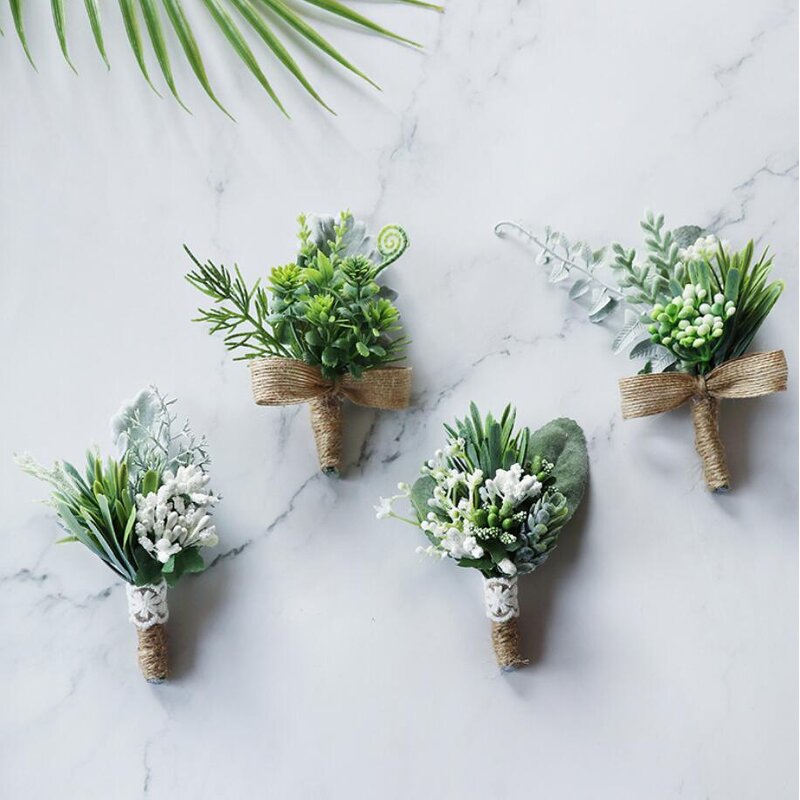 Brooches Manufacturer - Wholesale Customize Wedding Corsage Groom Pin