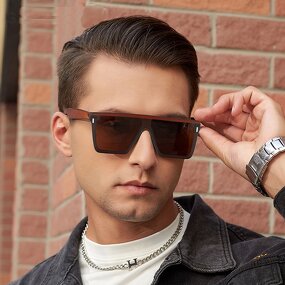 Sunglasses Manufacturer - Mens Fashionable Luxury Rimless UV400 for Men