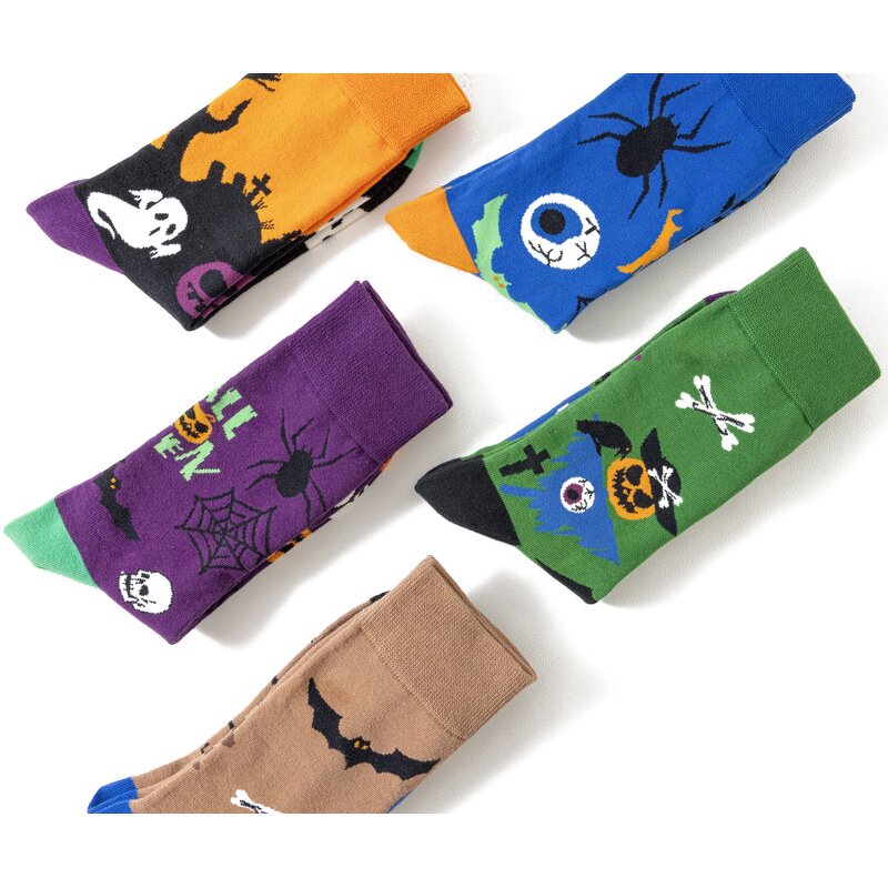 Socks Manufacturer - Wholesale High Quality Colorful Cotton Halloween Funny for Men