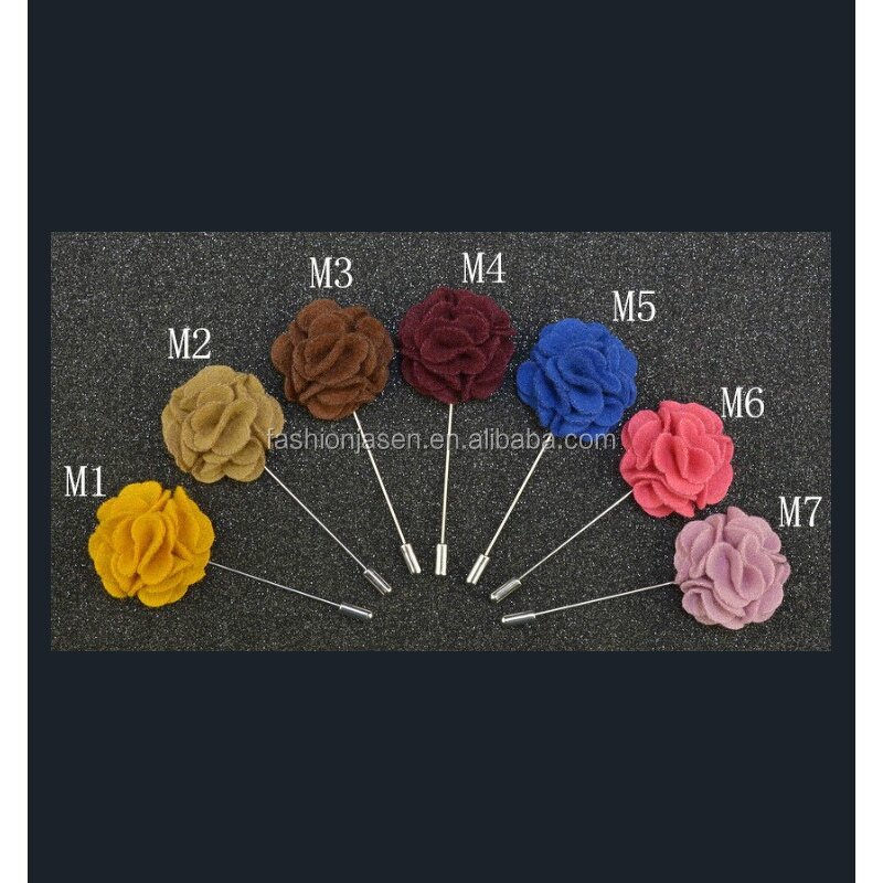 Lapel Pin Manufacturer - OEM Flower Custom Men Suit Pin