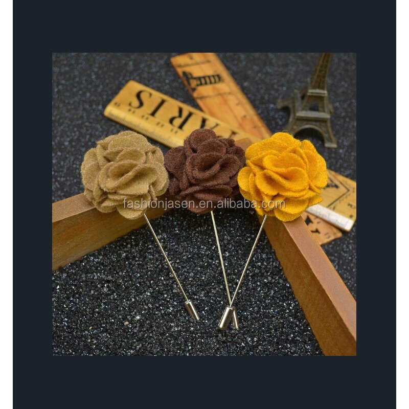 Lapel Pin Manufacturer - OEM Flower Custom Men Suit Pin