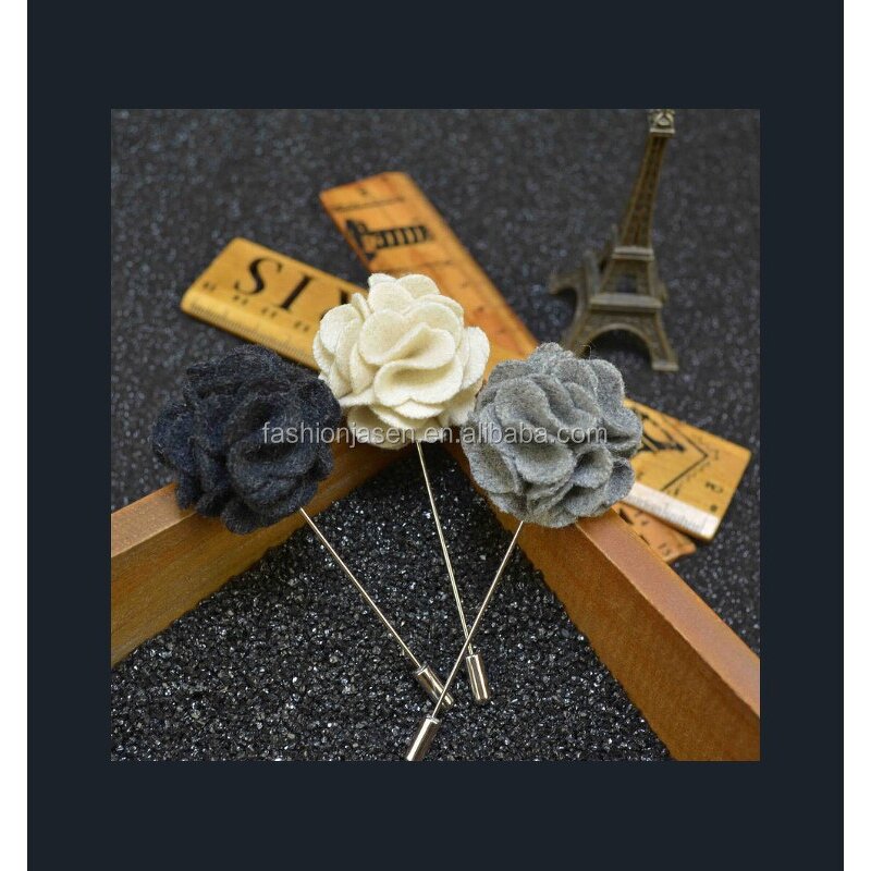 Lapel Pin Manufacturer - OEM Flower Custom Men Suit Pin