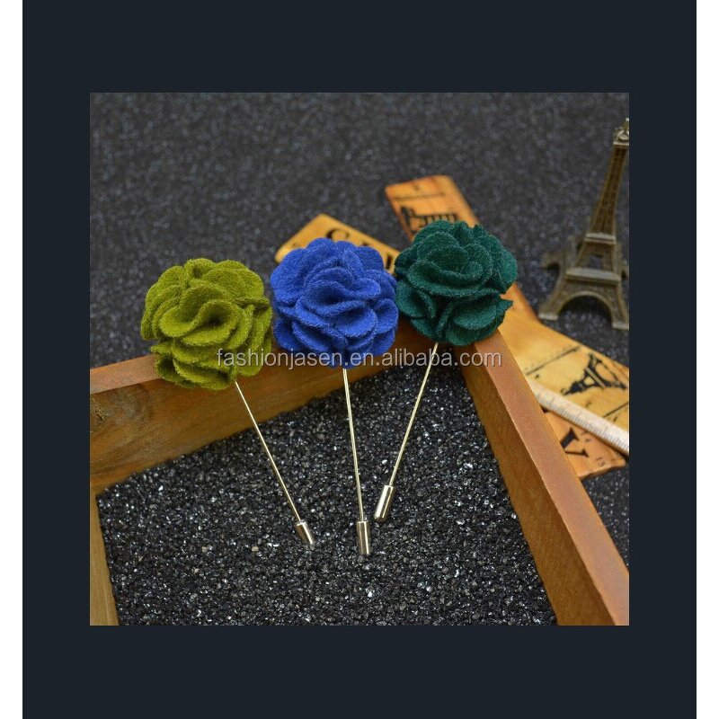 Lapel Pin Manufacturer - OEM Flower Custom Men Suit Pin
