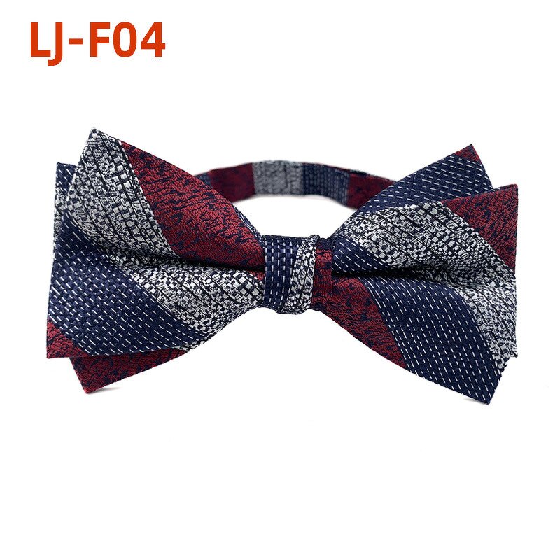 Boys Bow Ties Manufacturer - Wholesale Woven Jacquard Striped Color