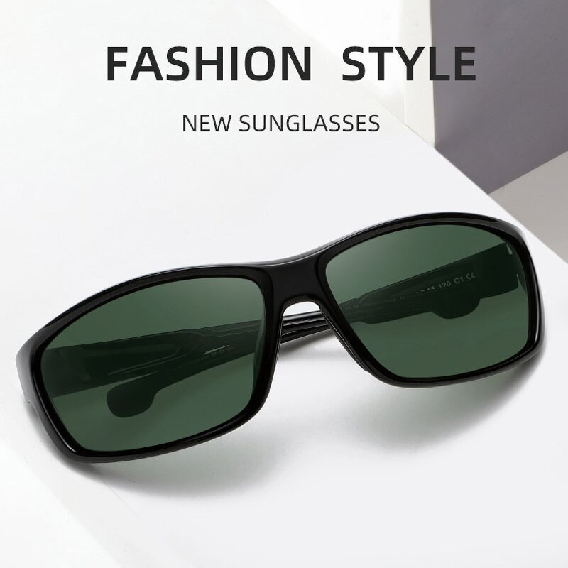 Sunglasses Manufacturer - Mens Sports Polarized TR90 Driving Mirror UV Protection