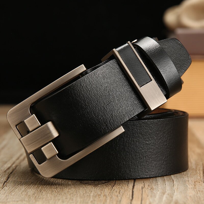 Belt Manufacturer - Custom Logo Pin Buckle Real Leather for Men