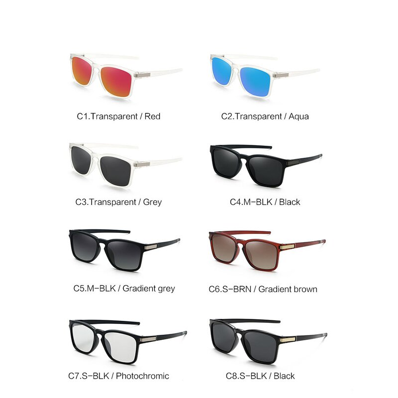 Sunglasses Manufacturer - Men Women TR90 Polarized UV400 Protection Spectacle